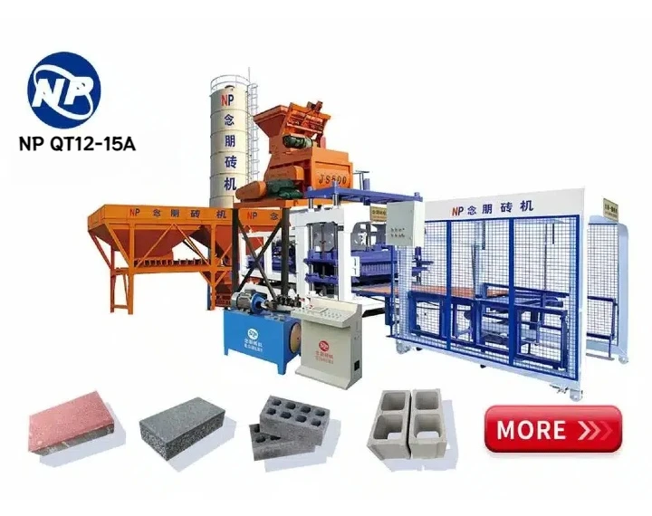 Nianpeng 12-15A Fully Automatic Cement Block Machine